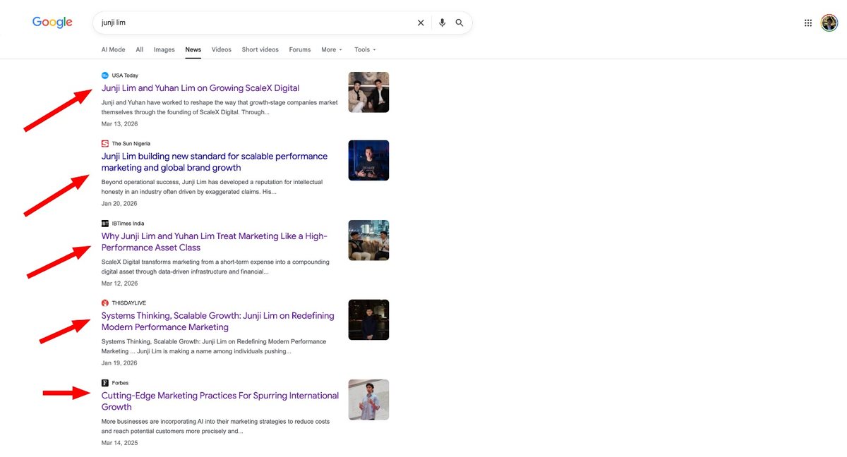 Junji Lim: Press coverage